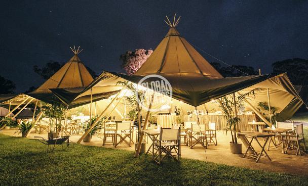 instalación y dimensiones carpas tipis