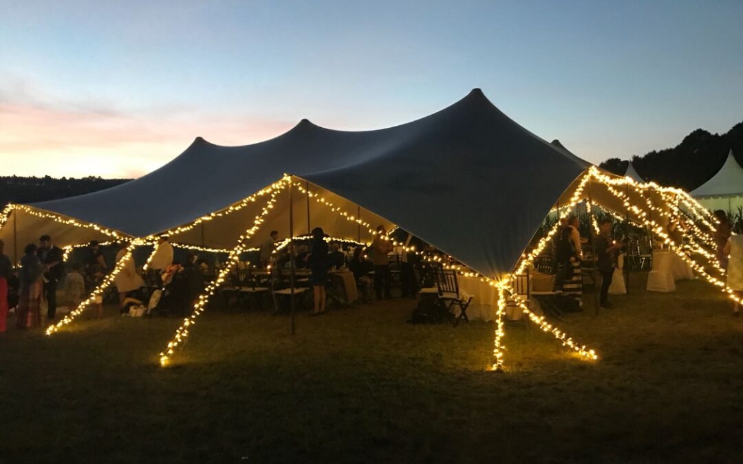 Iluminación para carpas y eventos